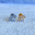 Labret Rosca Interna Titânio Abelha Zircônias