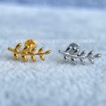Labret Titânio Rosca Interna Folhas