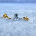 Labret Titânio Rosca Interna Cluster - Imagem 3