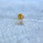Labret Push Pin Titânio Trinity Zircônias - Imagem 6