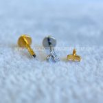 Labret Rosca Interna Titânio Trinity Zircônias - Imagem 3