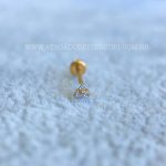 Labret Push Pin Titânio Trinity Zircônias - Imagem 5