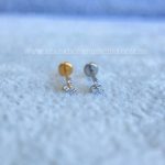Labret Push Pin Titânio Trinity Zircônias