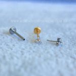 Labret Push Pin Titânio Trinity Zircônias - Imagem 9