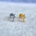 Labret Rosca Interna Titânio Taça Zircônias