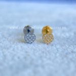 Labret Rosca Interna Titânio Coração Zircônias