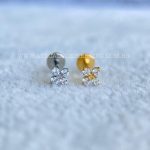 Labret Rosca Interna Trevo Titânio Zircônias