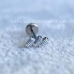 Labret Rosca Interna Titânio Cluster Zircônias - Imagem 4
