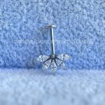 Labret Rosca Interna Cluster Titânio Zircônias - Imagem 4