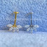 Labret Rosca Interna Cluster Titânio Zircônias