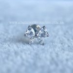 Labret Titânio Rosca Interna Laço Zircônias - Imagem 4