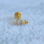 Labret Titânio Rosca Interna Flor - Imagem 3