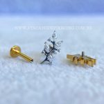 Labret Rosca Interna Titânio Ramo Zircônias - Imagem 4