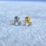 Labret Rosca Interna Aço Zircônia Baguete