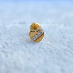 Labret Rosca Interna Titânio Coração Zircônias - Imagem 2