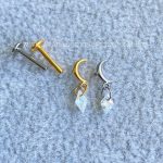 Labret Rosca Interna Titânio Lua Zircônia