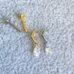 Labret Rosca Interna Titânio Lua Zircônia