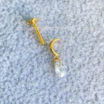 Labret Rosca Interna Titânio Lua Zircônia - Imagem 2