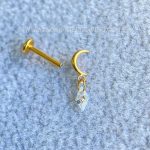 Labret Rosca Interna Titânio Lua Zircônia - Imagem 5