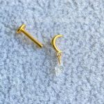 Labret Rosca Interna Titânio Lua Zircônia - Imagem 4