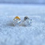 Labret Rosca Interna Titânio Ponto de Luz Premium Zircônia