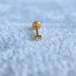 Labret Push Pin Titânio Marquise Zircônias - Imagem 2