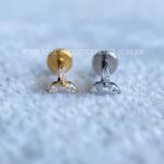 Labret Rosca Interna Titânio Marquise Zircônias