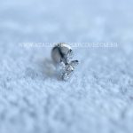 Labret Rosca Interna Titânio Raminho Zircônias - Imagem 4