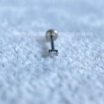 Labret Push Pin Titânio Marquise Zircônias - Imagem 4