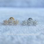 Labret Rosca Interna Titânio Cluster Flores Zircônias