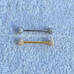 Barbell Rosca Interna Aço Zircônias