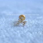 Labret Rosca Interna Titânio Zircônias - Imagem 2