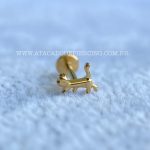 Labret Rosca Interna Titânio Gato - Imagem 2