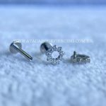 Labret Rosca Interna Titânio Zircônias - Imagem 2