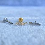 Labret Rosca Interna Titânio Cluster Zircônias - Imagem 3