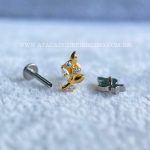 Labret Rosca Interna Titânio Ramo Zircônias - Imagem 3