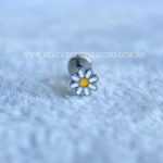 Labret Rosca Interna Titânio Flor - Imagem 4