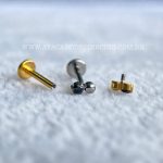 Labret Rosca Interna Titânio Onix Zircônia - Imagem 3