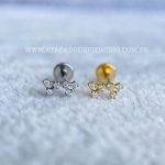 Labret Rosca Interna Titânio Cluster Zircônias