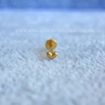 Labret Rosca Interna Titânio Coração - Imagem 2