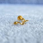Labret Rosca Interna Titânio Cobra Zircônias - Imagem 2