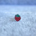 Labret Rosca Interna Titânio Morango Resina - Imagem 6