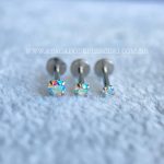 Labret Push Pin Titânio Zircônia Boreal - Imagem 8