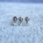 Labret Push Pin Titânio Zircônia Boreal - Imagem 7