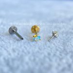 Labret Push Pin Titânio Zircônia Boreal - Imagem 6