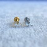 Labret Rosca Interna Titânio Raio Zircônias