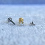 Labret Rosca Interna Titânio Raio Zircônias - Imagem 3