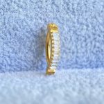 Argola Titânio Zircônias Para Umbigo - Imagem 2