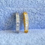 Argola Titânio Zircônias Para Umbigo - Imagem 3