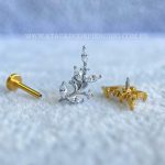 Labret Rosca Interna Aço Ramo Zircônias - Imagem 3